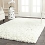 Safavieh Classic Ultra Shag 8'6" x 11'6" Rectangle Indoor Area Rug, Tufted, Polyester, Ivory (SG240V-9)~#|#~m001418831_sc7