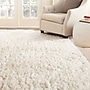 Safavieh Arctic Shag 7'6" x 9'6" Rectangle Indoor Area Rug, Tufted, Polyester, Ivory (SG270A-8)~#|#~m001418863_sc7