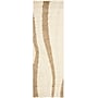 Safavieh Willow Shag 2'2" x 7' Runner Indoor Area Rug, Machine Made, Polypropylene, Cream/Dark Brown (SG451-1128-27)~#|#~m001418880_sc7