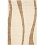 Safavieh Willow Shag 3'3" x 5'3" Rectangle Indoor Area Rug, Machine Made, Polypropylene, Cream/Dark Brown (SG451-1128-3)~#|#~m001418884_sc7