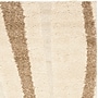 Safavieh Willow Shag 3'3" x 5'3" Rectangle Indoor Area Rug, Machine Made, Polypropylene, Cream/Dark Brown (SG451-1128-3)~#|#~m001418886_sc7