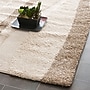 Safavieh Willow Shag 5'3" x 7'6" Rectangle Indoor Area Rug, Machine Made, Polypropylene, Cream/Dark Brown (SG451-1128-5)~#|#~m001418891_sc7