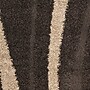 Safavieh Willow Shag 3'3"' x 5'3" Rectangle Indoor Area Rug, Machine Made, Polypropylene, Dark Brown/Beige (SG451-2813-3)~#|#~m001418904_sc7