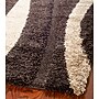 Safavieh Willow Shag 3'3" x 5'3" Rectangle Indoor Area Rug, Machine Made, Polypropylene, Dark Brown/Beige (SG451-2813-3)~#|#~m001418906_sc7