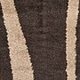 Safavieh Willow Shag 6'7" Round Indoor Area Rug, Machine Made, Polypropylene, Dark Brown/Beige (SG451-2813-7R)~#|#~m001418913_sc7