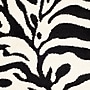 Safavieh Zebra Shag 5'3" x 7'6" Rectangle Indoor Area Rug, Machine Made, Polypropylene, Ivory/Black (SG452-1290-5)~#|#~m001418922_sc7