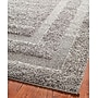 Safavieh Shadow Box Shag 4' x 6' Rectangle Indoor Area Rug, Machine Made, Polypropylene, Grey (SG454-8080-4)~#|#~m001418965_sc7