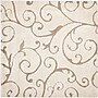 Safavieh Florida Sydney Shag 5' x 5' Square Indoor Area Rug, Machine Made, Polyester, Cream/Beige (SG455-1113-5SQ)~#|#~m001418986_sc7