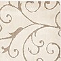 Safavieh Florida Sydney Shag 5' x 5' Square Indoor Area Rug, Machine Made, Polyester, Cream/Beige (SG455-1113-5SQ)~#|#~m001418987_sc7