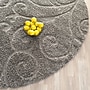 Safavieh Florida Sydney Shag 6'7" Round Indoor Area Rug, Machine Made, Polypropylene, Grey (SG455-8013-7R)~#|#~m001419002_sc7