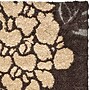 Safavieh Florida Ruby Shag 4' x 6' Rectangle Indoor Area Rug, Machine Made, Polypropylene, Dark Brown/Grey (SG456-2880-4)~#|#~m001419006_sc7