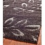 Safavieh Florida Ruby Shag 4' x 6' Rectangle Indoor Area Rug, Machine Made, Polypropylene, Dark Brown/Grey (SG456-2880-4)~#|#~m001419007_sc7