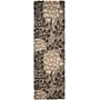 Safavieh Florida Ruby Shag 2'2" x 9' Runner Indoor Area Rug, Machine Made, Polypropylene, Smoke/Dark Brown (SG456-7928-29)~#|#~m001419008_sc7