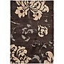 Safavieh Florida Megan Shag 5'3" x 7'6"' Rectangle Indoor Area Rug, Machine Made, Polypropylene, Dark Brown/Smoke (SG458-2879-5)~#|#~m001419039_sc7