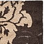 Safavieh Florida Megan Shag 5'3" x 7'6"' Rectangle Indoor Area Rug, Machine Made, Polypropylene, Dark Brown/Smoke (SG458-2879-5)~#|#~m001419041_sc7