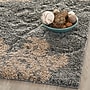 Safavieh Florida Megan Shag 8'6" x 12' Rectangle Indoor Area Rug, Machine Made, Polypropylene, Grey/Beige (SG458-8013-9)~#|#~m001419055_sc7