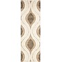 Safavieh Florida Joss Shag 2'3" x 9' Runner Indoor Area Rug, Machine Made, Polypropylene, Cream/Smoke (SG461-1179-29)~#|#~m001419104_sc7