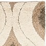 Safavieh Florida Joss Shag 2'3" x 9' Runner Indoor Area Rug, Machine Made, Polypropylene, Cream/Smoke (SG461-1179-29)~#|#~m001419106_sc7
