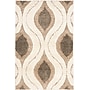 Safavieh Florida Joss Shag 3'3" x 5'3" Rectangle Indoor Area Rug, Machine Made, Polypropylene, Cream/Smoke (SG461-1179-3)~#|#~m001419108_sc7