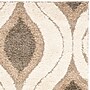 Safavieh Florida Joss Shag 3'3" x 5'3" Rectangle Indoor Area Rug, Machine Made, Polypropylene, Cream/Smoke (SG461-1179-3)~#|#~m001419110_sc7