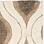 Safavieh Florida Joss Shag 5'3" x 7'6" Rectangle Indoor Area Rug, Machine Made, Polypropylene, Cream/Smoke (SG461-1179-5)~#|#~m001419111_sc7