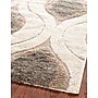 Safavieh Florida Joss Shag 5'3" x 7'6" Rectangle Indoor Area Rug, Machine Made, Polypropylene, Cream/Smoke (SG461-1179-5)~#|#~m001419112_sc7