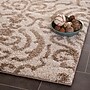 Safavieh Florida Holly Shag 3'3" x 5'3" Rectangle Indoor Area Rug, Machine Made, Polypropylene, Cream/Beige (SG462-1113-3)~#|#~m001419127_sc7