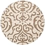 Safavieh Florida Holly Shag 5' Round Indoor Area Rug, Machine Made, Polypropylene, Cream/Beige (SG462-1113-5R)~#|#~m001419133_sc7