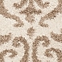 Safavieh Florida Holly Shag 5' Round Indoor Area Rug, Machine Made, Polypropylene, Cream/Beige (SG462-1113-5R)~#|#~m001419134_sc7