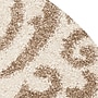 Safavieh Florida Holly Shag 5' Round Indoor Area Rug, Machine Made, Polypropylene, Cream/Beige (SG462-1113-5R)~#|#~m001419135_sc7