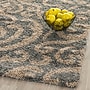 Safavieh Florida Holly Shag 8'6" x 12' Rectangle Indoor Area Rug, Machine Made, Polypropylene, Grey/Beige (SG462-8013-9)~#|#~m001419145_sc7