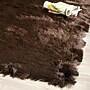 Safavieh Paris Shag 3' x 5' Rectangle Indoor Area Rug, Tufted, Polyester, Chocolate (SG511-2727-3)~#|#~m001419171_sc7