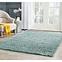 Safavieh Athens Shag 4' x 6' Rectangle Indoor Area Rug, Machine Made, Seafoam (SGA119D-4)~#|#~m001419238_sc7