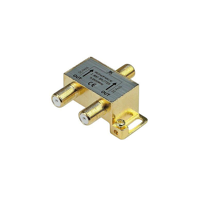 Monoprice Premium Monoprice 2-Way Coaxial Cable Splitter (110013) image 1