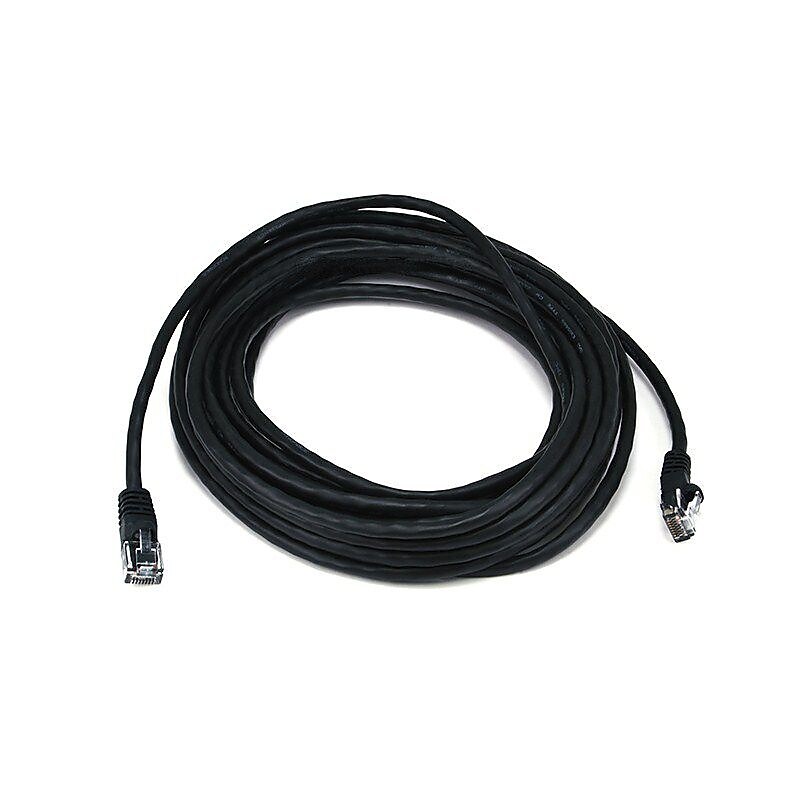 Monoprice 25' RJ45 to RJ45 Networking Cable, Male to Male, Black (102151) image 1