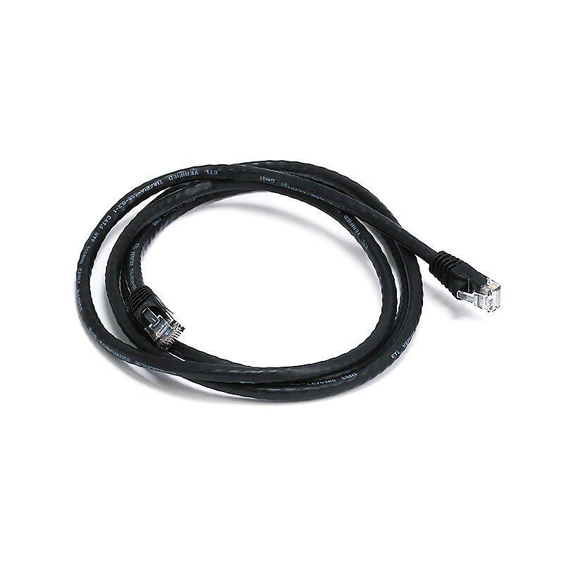 Monoprice 5' CAT-6 Ethernet Network Cable, Black (103426) image 1