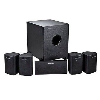Monoprice® 125W 5.1 Channel Home Theater Speaker System, Black