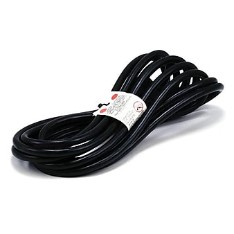 Monoprice 15' 16AWG NEMA 5-15P to NEMA 5-15R Power Extension Cord, Black