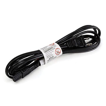 Monoprice 6' 18AWG Non Polarized AC Power Cord, Black