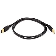 Monoprice 3' USB 2.0 Male to Male Data Transfer Cable, Black