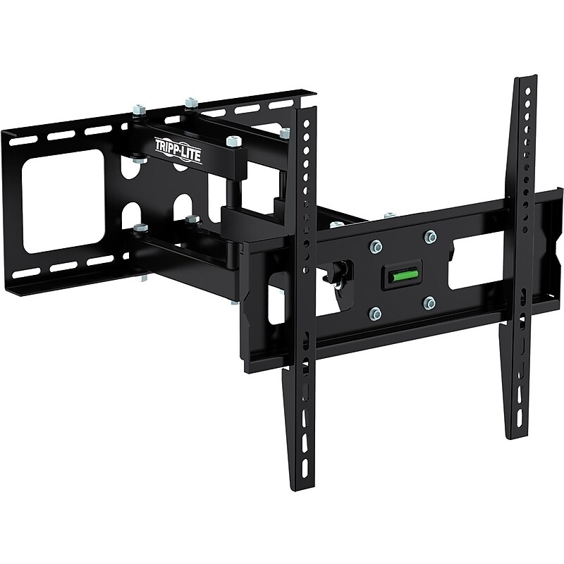 Tripp Lite Display TV Wall Monitor Mount Arm Swivel/Tilt 26" to 55" TVs, Black (DWM2655M) image 1