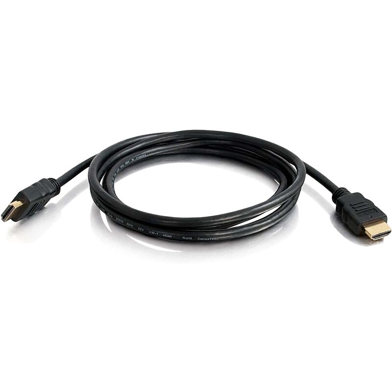 C2G 56784 10' High Speed HDMI Male to Male Cable with Ethernet, Black image 1