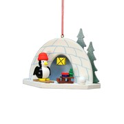Alexander Taron Christian Ulbricht Igloo Penguin Ornament by