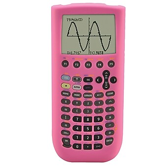 Guerrilla® Silicone Case For Texas Instruments TI 89 Titanium Graphing Calculator, Pink
