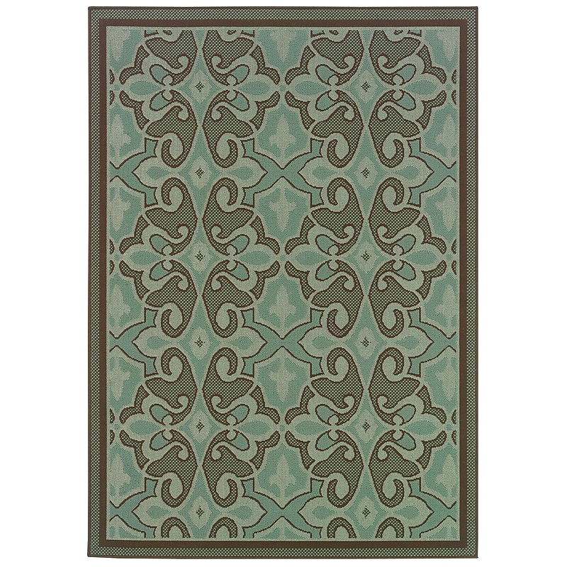 StyleHaven Transitional Ikat Wool 3'6" X 5'6" Beige/Ivory Area Rug (WANA680014X6L) image 1