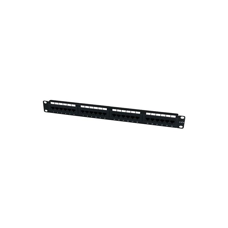 StarTech C6PANEL 24 Port Rackmount Network Patch Panel image 1