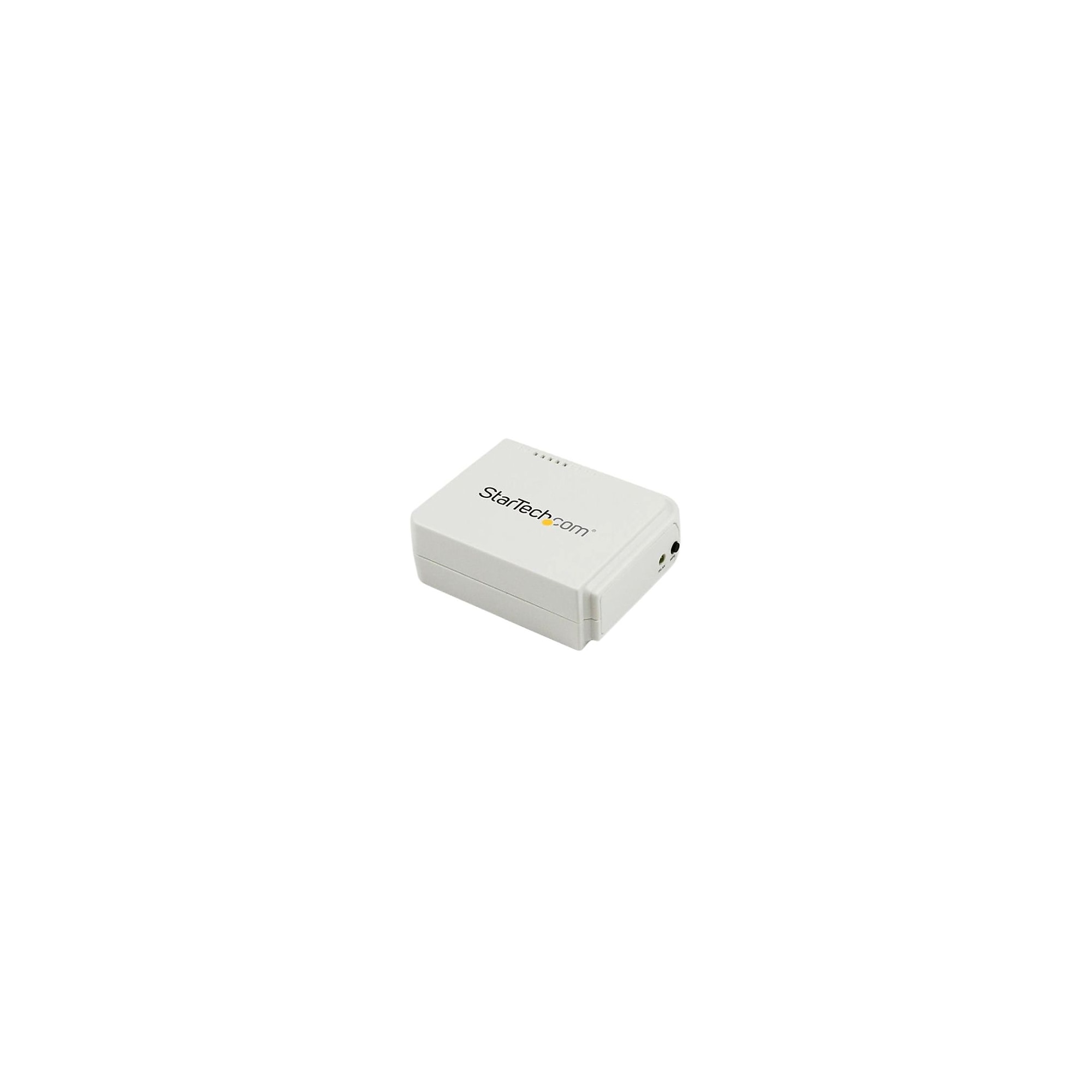 StarTech 1 Port USB Wireless N Network Print Server – 802.11 b/g/n, White (PM1115UW) Simolary simolary.com