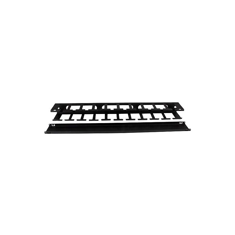 StarTech 1U Server Rack Finger Duct Cable Manager (CMDUCT1UX) image 1
