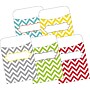 Barker Creek Chevron Beautiful Peel & Stick Library Pockets, 5.125" x 3.5", 30/Pack (LL1231)~#|#~m001523958_sc7
