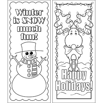 Barker Creek Celebrate Winter Bookmark Set, 60/Pack